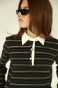 Sweter POLO paski 13