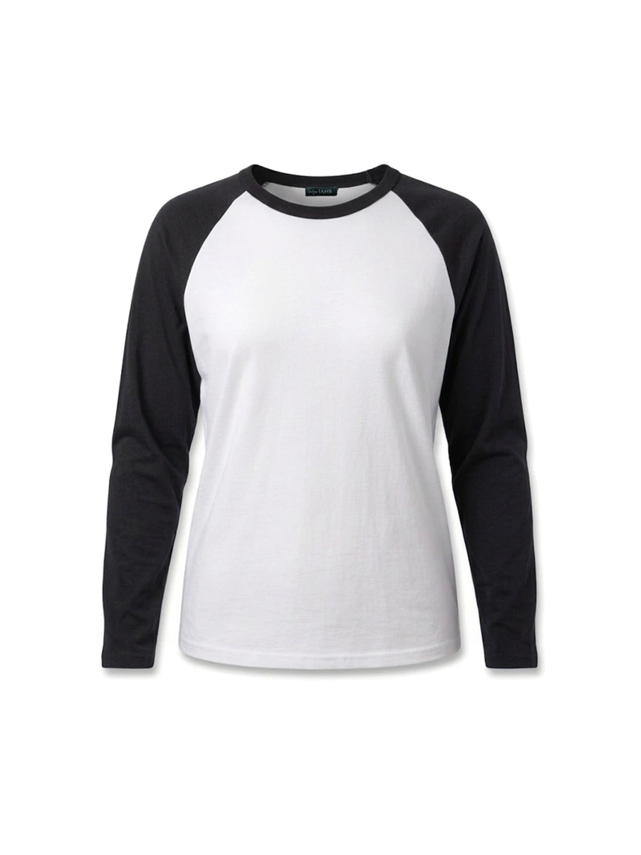 Longsleeve-BASEBALL-olgaJAHR-bawelna-bialy-czarne-rekawy-3 longsleeve baseball
