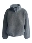 bluza mouton olgajahr szaro niebieski welna merino packshot z przodu 6